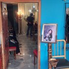 La foto de Daniela Figueroa recibía a sus familiares y amigos en el velorio.