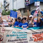 La primera marcha nacional por los derechos de los animales se realizó en febrero pasado. En Guayaquil se dio en el bulevar 9 de Octubre.