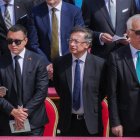 Noboa y Petro, sentados juntos en la entronización del Papa León XIV, sin diálogo visible.







Noboa y Petro, sentados juntos en la entronización del Papa Leon XIV, sin diálogo visible