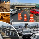 Desde la noche de este 19 de mayo, el complejo de puentes de la Unidad Nacional tendrá dos carriles menos habilitados al tránsito.