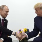 ARCHIVO. El presidente Trump y su homólogo ruso, Putin, sostuvieron una conversación diplomática por teléfono.