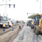 En la Galo Plaza se planeaba un bacheo tecnificado en los carriles laterales.
