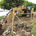 Zona. La construcción fue informada por el Municipio de Guayaquil.