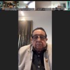 Abogado. Alfonso Zambrano Pasquel asistió a la audiencia telemática para la primera parte de la audiencia preparatoria de juicio, este 22 de mayo de 2025.