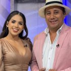 Joselyn Encalada con Willy Manuel.