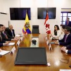 Autoridades de Ecuador y Canadá están interesados en concretar una acuerdo con beneficios mutuos.