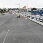 Es el segundo paso a desnivel que se inaugura en la avenida de las Américas, para el tránsito vehicular en sentido sur-norte.