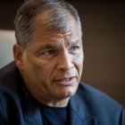 Foto de archivo del expresidente de Ecuador Rafael Correa.