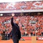 El extenista español Rafael Nadal agradeció al público el homenaje que le ofreció Roland Garros.