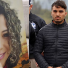 María Belén Bernal y el femicida, Germán Cáceres. El crimen ocurrió en la Escuela de Policía, General Alberto Enríquez Gallo.