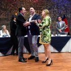 El presidente del equipo, Antonio Álvarez, recibió el reconocimiento.