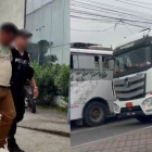 La Policía Nacional rescató un camión, liberó secuestrados y aprehendió a sospechosos.