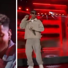 Jombriel durante los Premios Heat 2025.