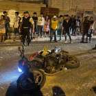 Lugar donde sicarios abrieron fuego con fusiles en Machala, causando la muerte de un árbitro y otro hombre perseguido en motocicleta.