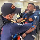 Pasadas las 10:00, el Cuerpo de Bomberos de Guayaquil compartió fotografías del inicio de la operación que durará 46 horas.