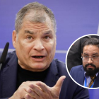 El expresidente Rafael Correa se dirigió al asambleísta Sergio Peña en X.