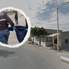 En este sector de las afueras de Santa Elena fue abandonado el cadáver.