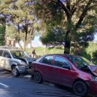 Los vehículos impactados quedaron detenidos en uno de los carriles de la avenida Simón Bolívar, tras el choque múltiple en el sector San Martín.
