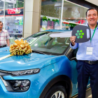 Rolando Ochoa, ganador de un Citroën C3 You 0 kilómetros cero kilómetros.