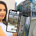 Prefectura. La prefecta informó de la intervención de la fachada del edificio.