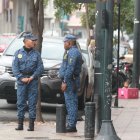 Agentes metropolitanos en Guayaquil.