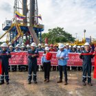 La empresa china Sinopec está ejecutando las actividades de perforación.