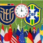 Ecuador y Brasil chocan en el estadio Monumental de Guayaquil.