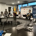 Miguel Ángel González, presidente de la Cámara de Comercio de Guayaquil, ofrece detalles del evento.