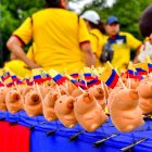 El capibara Tricolor un éxito en la previa del Brasil vs Ecuador.