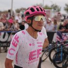 Richard Carapaz culminó tercero en el Giro de Italia 2025.