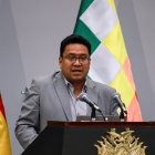 Ministro de Justicia y Transparencia Institucional de Bolivia, César Siles, en La Paz (Bolivia).