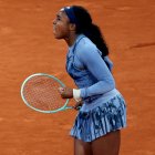 Coco Gauff y el grito de campeona ante Aryna Sabalenka este sábado 7 de junio.
