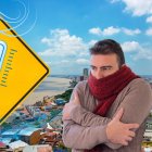 Ciudadanos empiezan a reportar el clima frío.