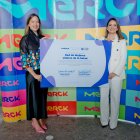 Catalina Ricaurte, Gerente General de Merck para Colombia y Ecuador; y Ana María Pesantes, Secretaria Técnica de la Iniciativa de Paridad de Género Ecuador