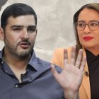 El alcalde de Guayaquil, Aquiles Álvarez, y la gobernadora del Guayas, Zaida Rovira.