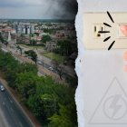 Varios sectores de vía a la costa permanecen sin luz la tarde de este 10 de junio.