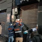 Uno de los negocios cerrados operaba en el sector de La Mariscal.