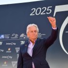 El actor y productor estadounidense Michael Douglas en su llegada a la gala 71 del Festival de Cine Taormina en Italia.