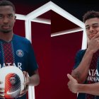 Willian Pacho con la nueva camiseta que lucirá el PSG.