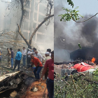 Varios videos sobre el accidente aéreo en India circulan en redes sociales.