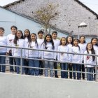 Los pequeños cantante del Coro Infantil fueron los que ilustraron y escribieron microrelatos para lo pasillos.