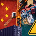 Contenedores se acumulan en puertos chinos por demoras y alta demanda.