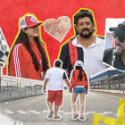 Cristhian y Doménika Arellano, una relación padre e hija que corre con el corazón encendido.