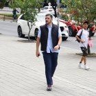 Aquiles Álvarez, alcalde de Guayaquil, llega a Quito para la audiencia del caso Triple A.