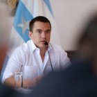El presidente ecuatoriano Daniel Noboa Azín.