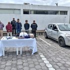En otro operativo en San Juan de Caldeeón, se detuvo a cuatro personas por robo