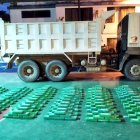 Volquetas son usadas para mover droga hacia otros puntos del país.