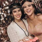 Con su hermana Iesmín, quien falleció por complicaciones con el cáncer.