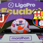 Liga de Quito y Barcelona SC jugarán en el estadio Rodrigo Paz Delgado.