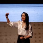 La dirigente y excandidata presidencial del correísmo, Luisa González.